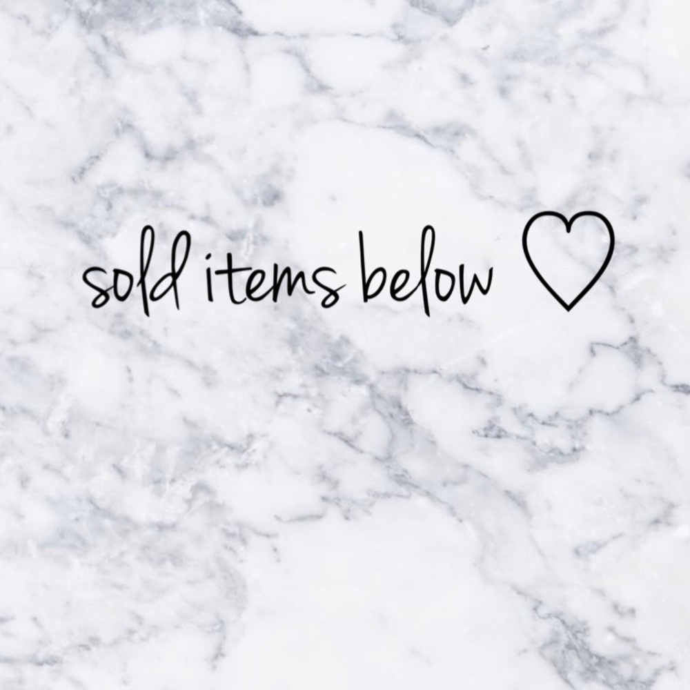 ♡ SOLD ITEMS BELOW ♡